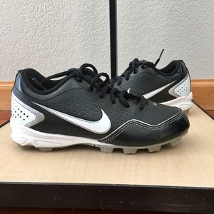 Nike Keystone Low BG Black White Baseball Cleats